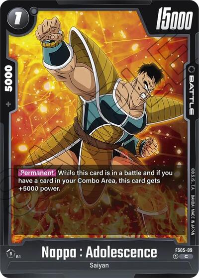 Nappa : Adolescence (Starter Deck 5: Bardock) Near Mint