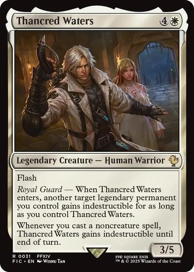 Thancred Waters (Surge Foil) (Commander: FINAL FANTASY) Near Mint Foil - Nick Nack's Full Frontal Attack