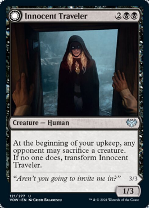 Innocent Traveler / Malicious Invader (Innistrad: Crimson Vow) Near Mint