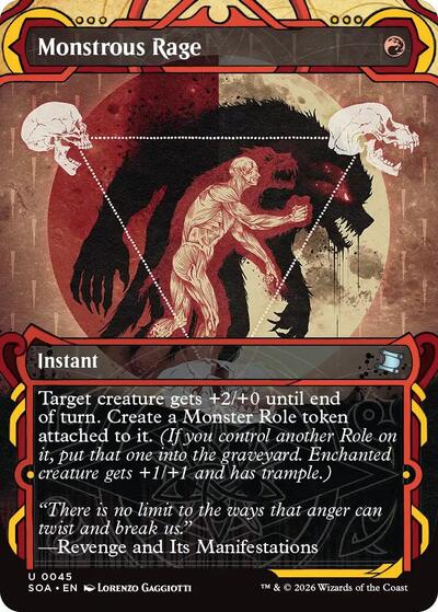Monstrous Rage (Secrets of Strixhaven: Mystical Archive) Near Mint Foil
