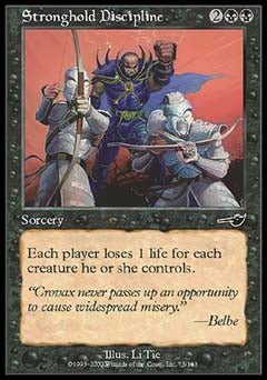 Stronghold Discipline (Nemesis) Near Mint - Nick Nack's Full Frontal Attack
