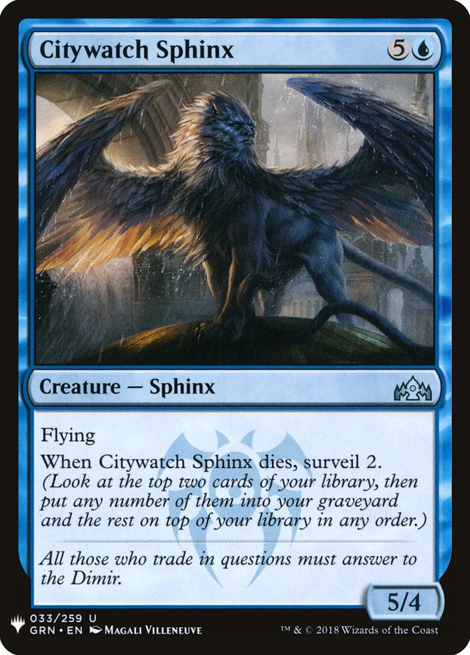 Citywatch Sphinx [Booster Mystère] 