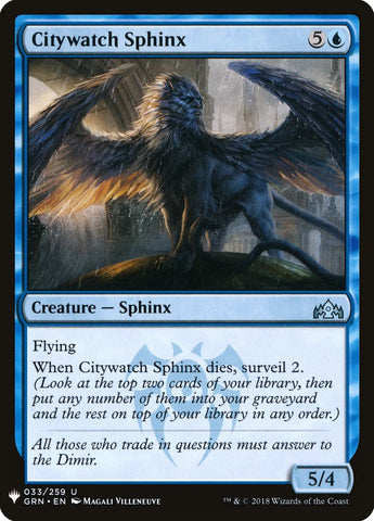 Citywatch Sphinx [Booster Mystère] 