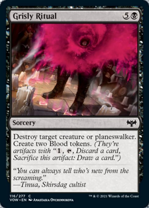 Grisly Ritual (Innistrad: Crimson Vow) Near Mint - Nick Nack's Full Frontal Attack