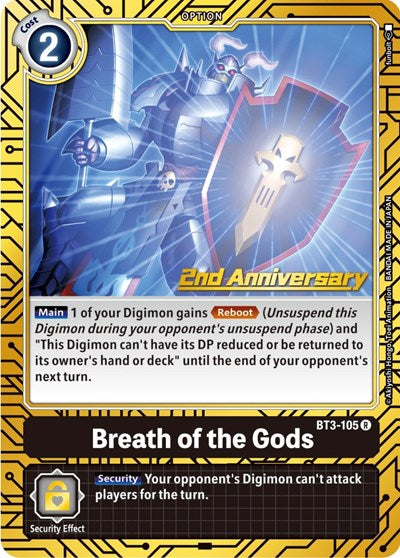 Breath of the Gods (2nd Anniversary Card Set) (Release Special Booster) Near Mint Foil