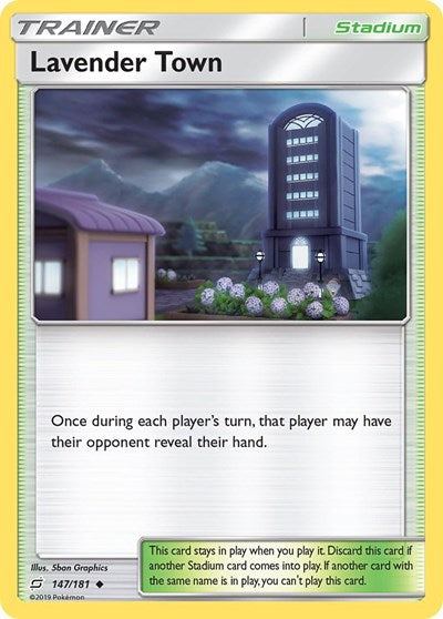 Lavender Town (SM - Team Up) Near Mint