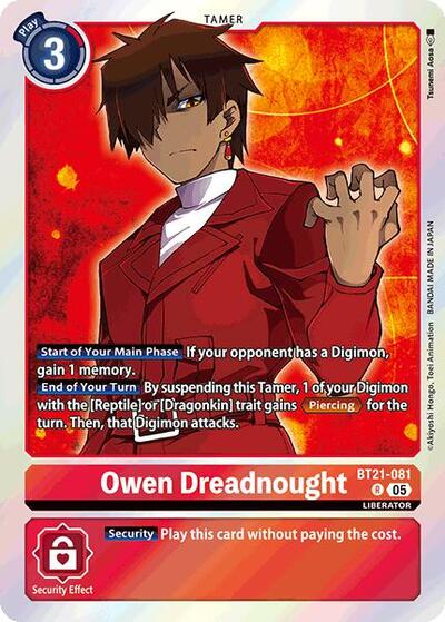Owen Dreadnought (World Convergence) Near Mint Foil