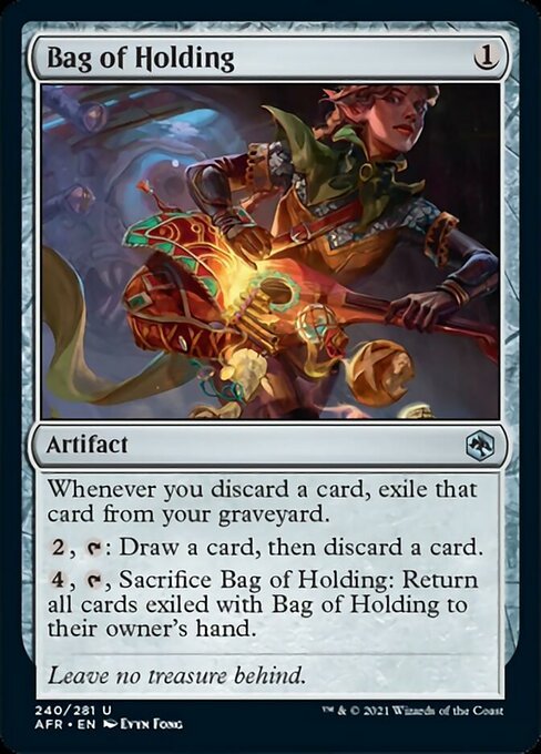 Bag of Holding (Adventures in the Forgotten Realms) Near Mint - Nick Nack's Full Frontal Attack