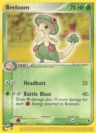 Breloom (Ruby and Sapphire) Near Mint - Nick Nack's Full Frontal Attack