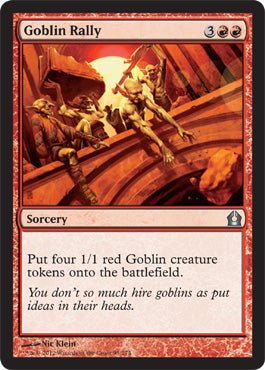 Goblin Rally (Return to Ravnica) Near Mint - Nick Nack's Full Frontal Attack