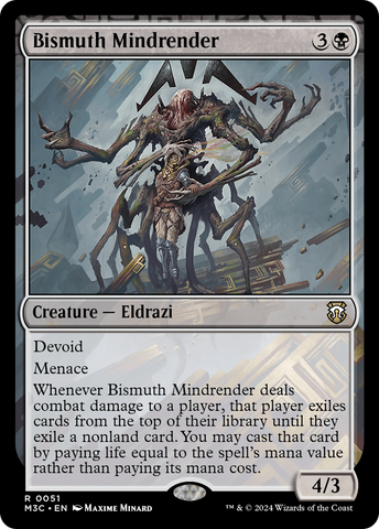 Bismuth Mindrender (Ripple Foil) [Modern Horizons 3 Commander]