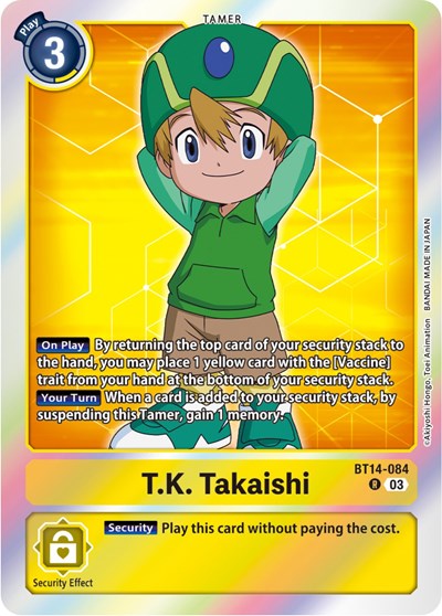 T.K. Takaishi (Blast Ace) Near Mint Foil