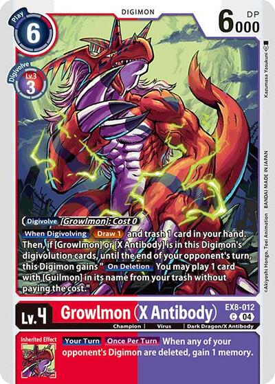 Grolwmon (X Antibody) (Chain of Liberation) Near Mint - Nick Nack's Full Frontal Attack