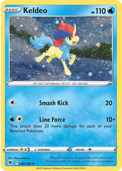 Keldeo - 045/189 (Cosmos Holo) (Miscellaneous Cards & Products) Near Mint Holofoil