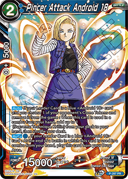 Pincer Attack Android 18 (P-297) [Cartes de promotion de tournoi] 