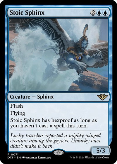 Stoic Sphinx (Outlaws of Thunder Junction) Near Mint