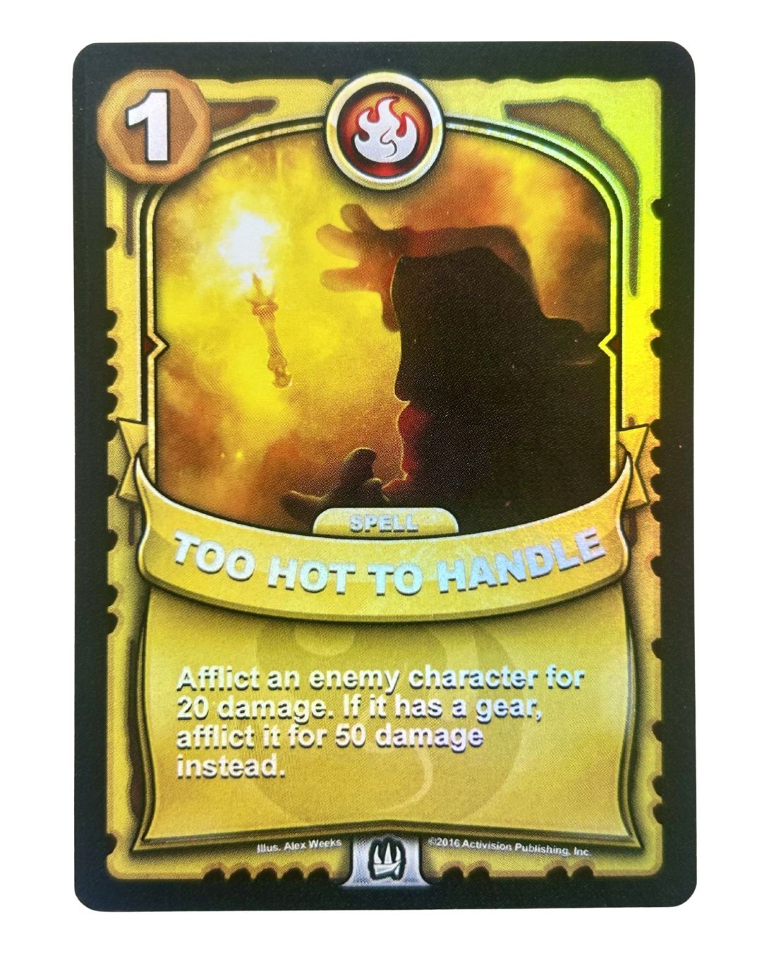 Too Hot to Handle (Battlecast) (Gold Foil) - Nick Nack's Full Frontal Attack