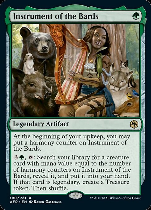 Instrument of the Bards (Adventures in the Forgotten Realms) Near Mint - Nick Nack's Full Frontal Attack