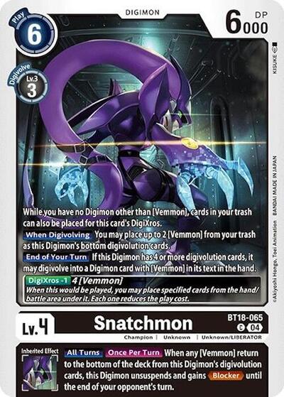 Snatchmon (Release Special Booster 2.0) Near Mint - Nick Nack's Full Frontal Attack
