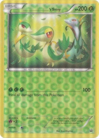 Snivy de _____ (Tarjeta Jumbo) [Tarjetas y productos varios]