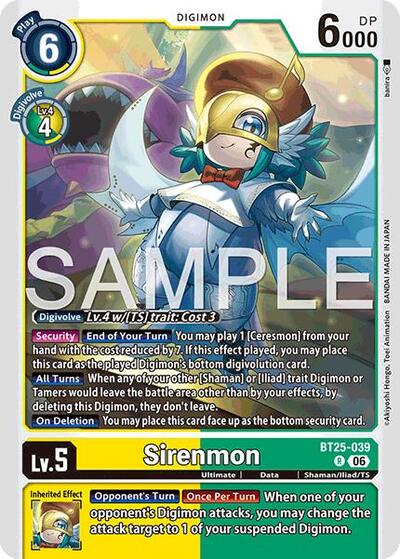 Sirenmon (Dual Revolution Booster) Near Mint