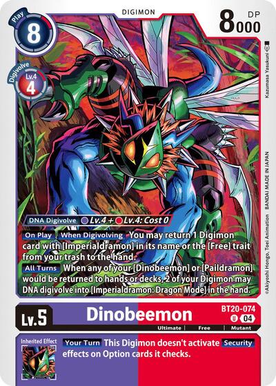 Dinobeemon (Release Special Booster 2.5) Damaged / Poor
