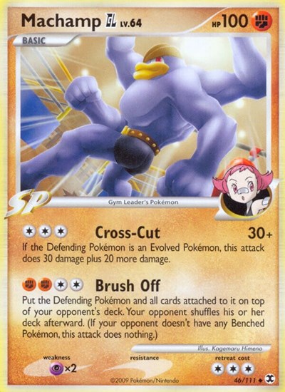 Machamp GL (Rising Rivals) Damaged / Poor Reverse Holofoil