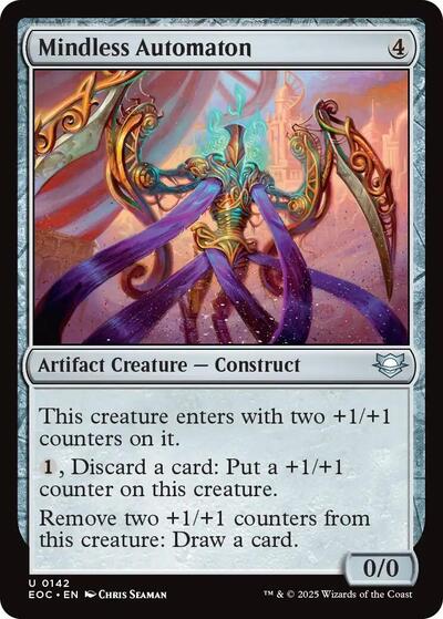 Mindless Automaton (Commander: Edge of Eternities) Near Mint - Nick Nack's Full Frontal Attack