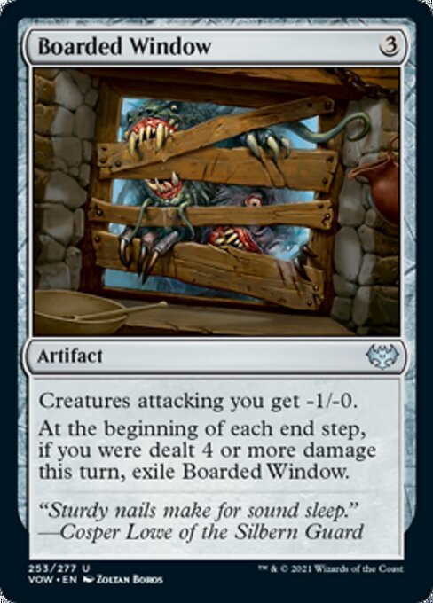 Boarded Window (Innistrad: Crimson Vow) Near Mint - Nick Nack's Full Frontal Attack