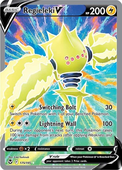Regieleki V (Full Art) (SWSH12: Silver Tempest) Near Mint Holofoil