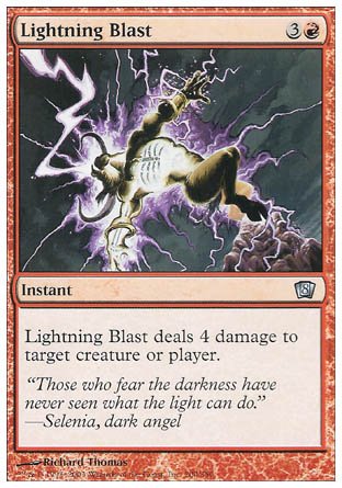 Lightning Blast (8th Edition) Near Mint - Nick Nack's Full Frontal Attack