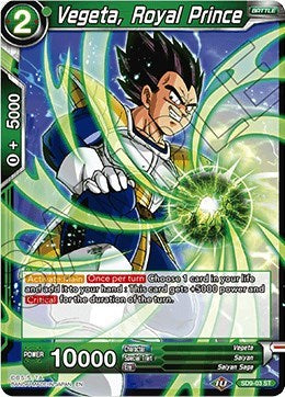 Vegeta, Royal Prince (Assault of the Saiyans) Near Mint