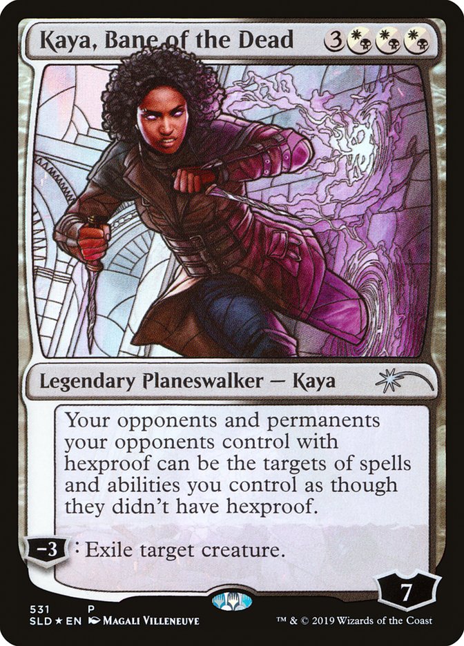 Kaya, fléau des morts (vitrail) [Secret Lair Drop Promos] 