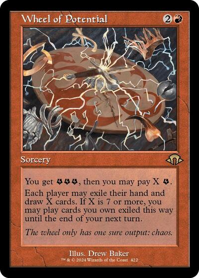 Wheel of Potential (Retro Frame) (Modern Horizons 3) Near Mint Foil - Nick Nack's Full Frontal Attack