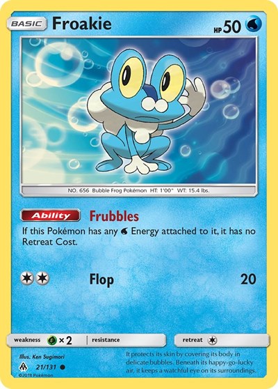 Froakie (21) (SM - Forbidden Light) Near Mint