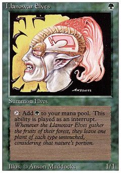 Llanowar Elves (Revised) Near Mint - Nick Nack's Full Frontal Attack