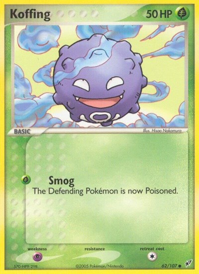 Koffing (Deoxys) Light Play
