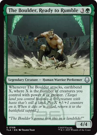 The Boulder, Ready to Rumble (Avatar: The Last Airbender) Near Mint - Nick Nack's Full Frontal Attack