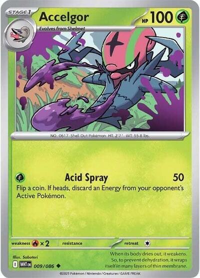 Accelgor (SV: White Flare) Near Mint - Nick Nack's Full Frontal Attack