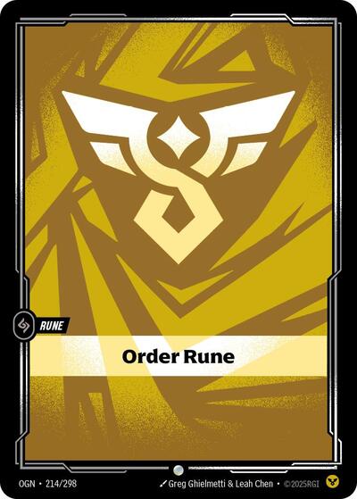 Order Rune (Origins) Near Mint - Nick Nack's Full Frontal Attack