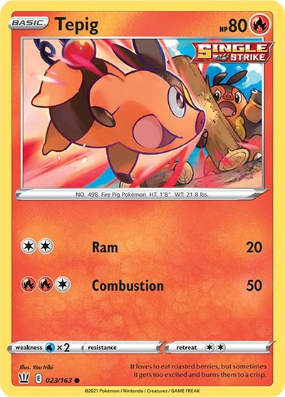 Tepig (SWSH05: Battle Styles) Near Mint