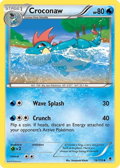 Croconaw (XY - Phantom Forces) Medium Play