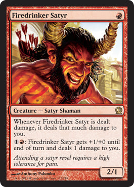 Firedrinker Satyr (Theros) Near Mint