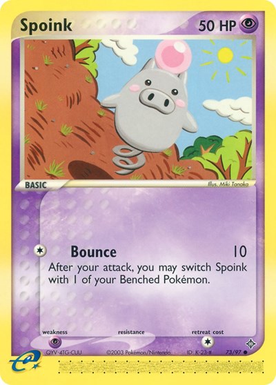 Spoink - 073 (Dragon) Light Play