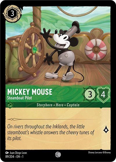 Mickey Mouse - Steamboat Pilot (The First Chapter) Near Mint - Nick Nack's Full Frontal Attack
