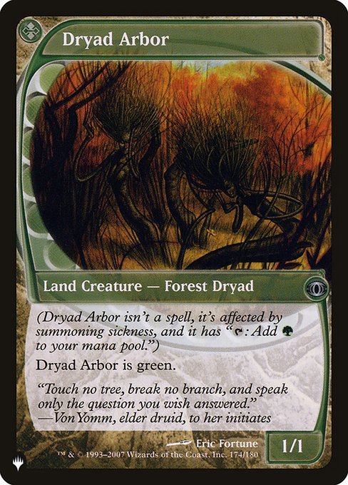 Dryad Arbor (The List) Near Mint - Nick Nack's Full Frontal Attack