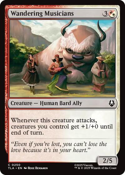 Wandering Musicians (Avatar: The Last Airbender) Near Mint - Nick Nack's Full Frontal Attack