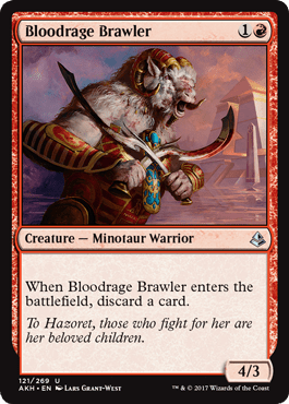 Bloodrage Brawler (Amonkhet) Near Mint