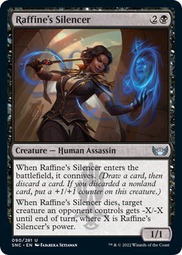 Raffine's Silencer (Streets of New Capenna) Near Mint - Nick Nack's Full Frontal Attack