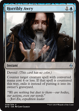 Horribly Awry (Battle for Zendikar) Near Mint - Nick Nack's Full Frontal Attack